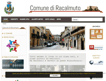 Tablet Screenshot of comune.racalmuto.ag.it